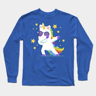 Cute animal doing dabbing Long Sleeve T-Shirt